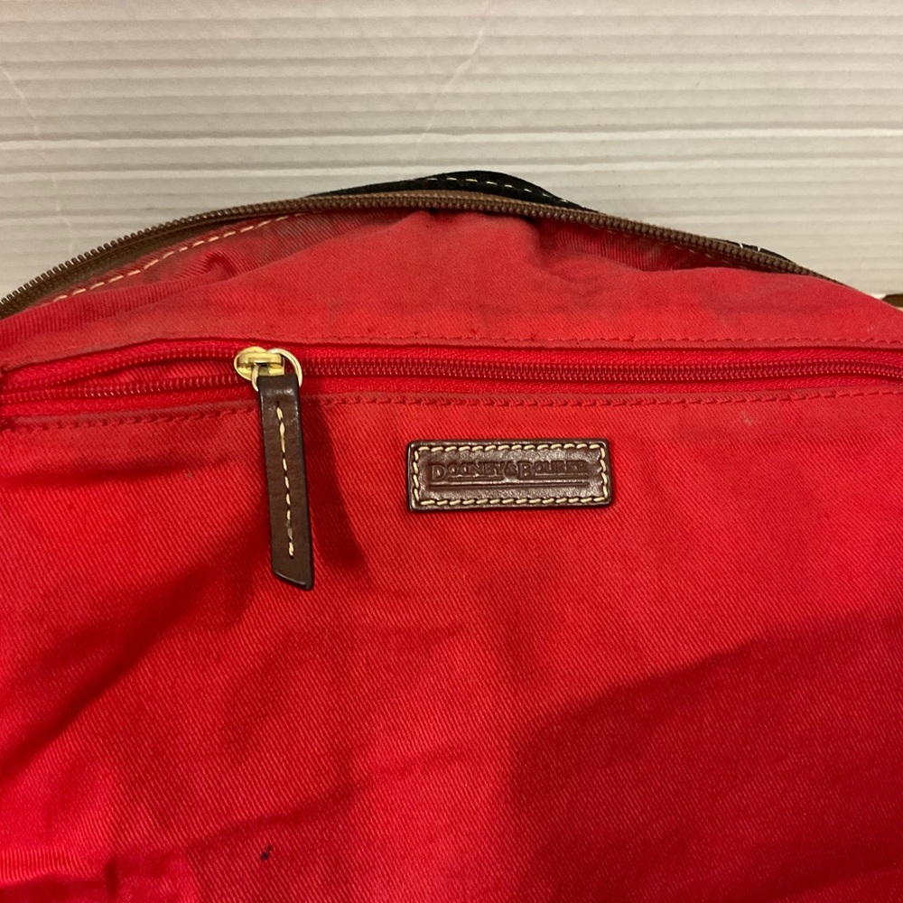 Dooney & Bourke Black and Brown Shoulder Bag - Picture 11 of 15